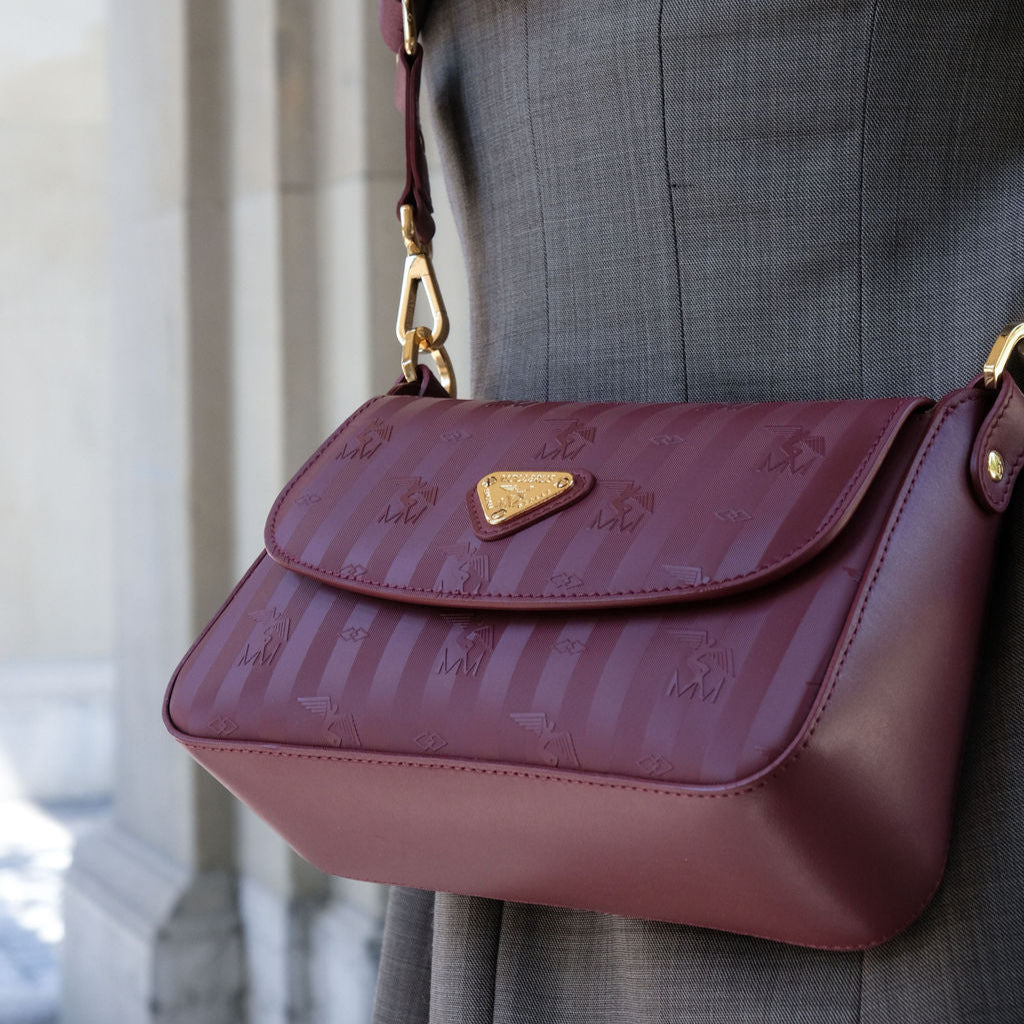 NOVILLE | Shoulder bag antique red/gold