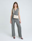 NOVILLE | Umhängetasche pearl/silber full body
