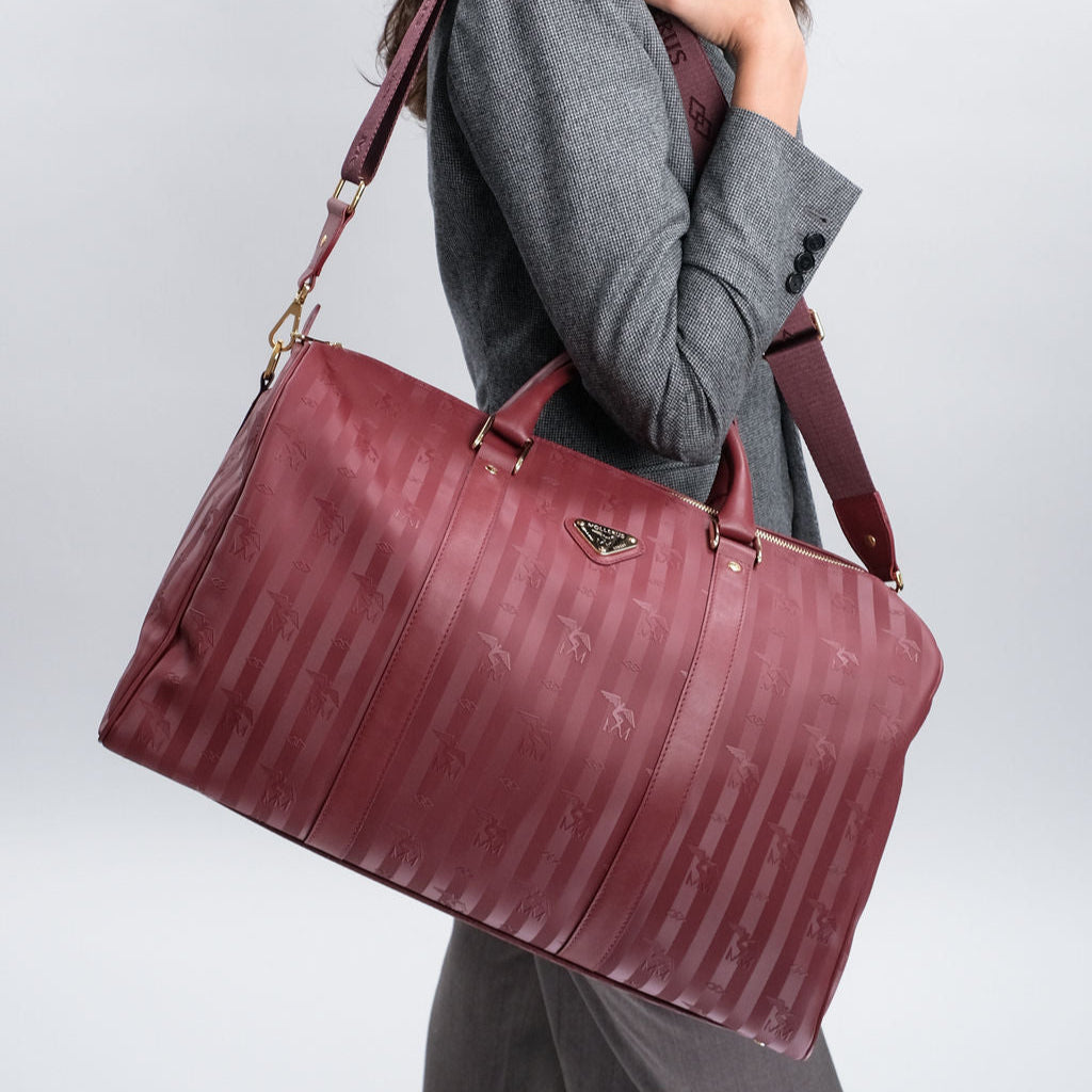 MADRID | Travel bag antique red/gold