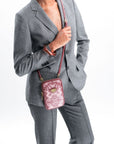 WILDHORN | Handyportemonnaie Maze bubble antik/gold FULL BODY