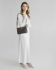 FLUMS | Umhängetasche fango braun/gold - full body