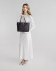GENF | Shopper Diamonds classic schwarz/silber - getragen