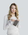 GY | Kreditkartenetui fango braun/gold - full body