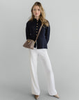 OETWIL | Handtasche taupe grau/gold - full body