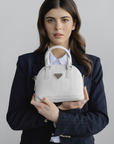 OETWIL | Handtasche snow weiss/silber - detail
