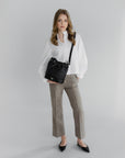 SION | Beuteltasche classic schwarz/silber - full body