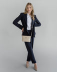 TAMINS | Umhängetasche pearl/silber - full body