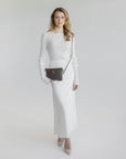 TAMINS | Umhängetasche fango braun/gold - full body