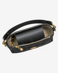 NODS | Schultertasche classic schwarz/gold - von oben