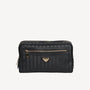 GURTEN | Necessaire classic schwarz/gold - FRONTAL