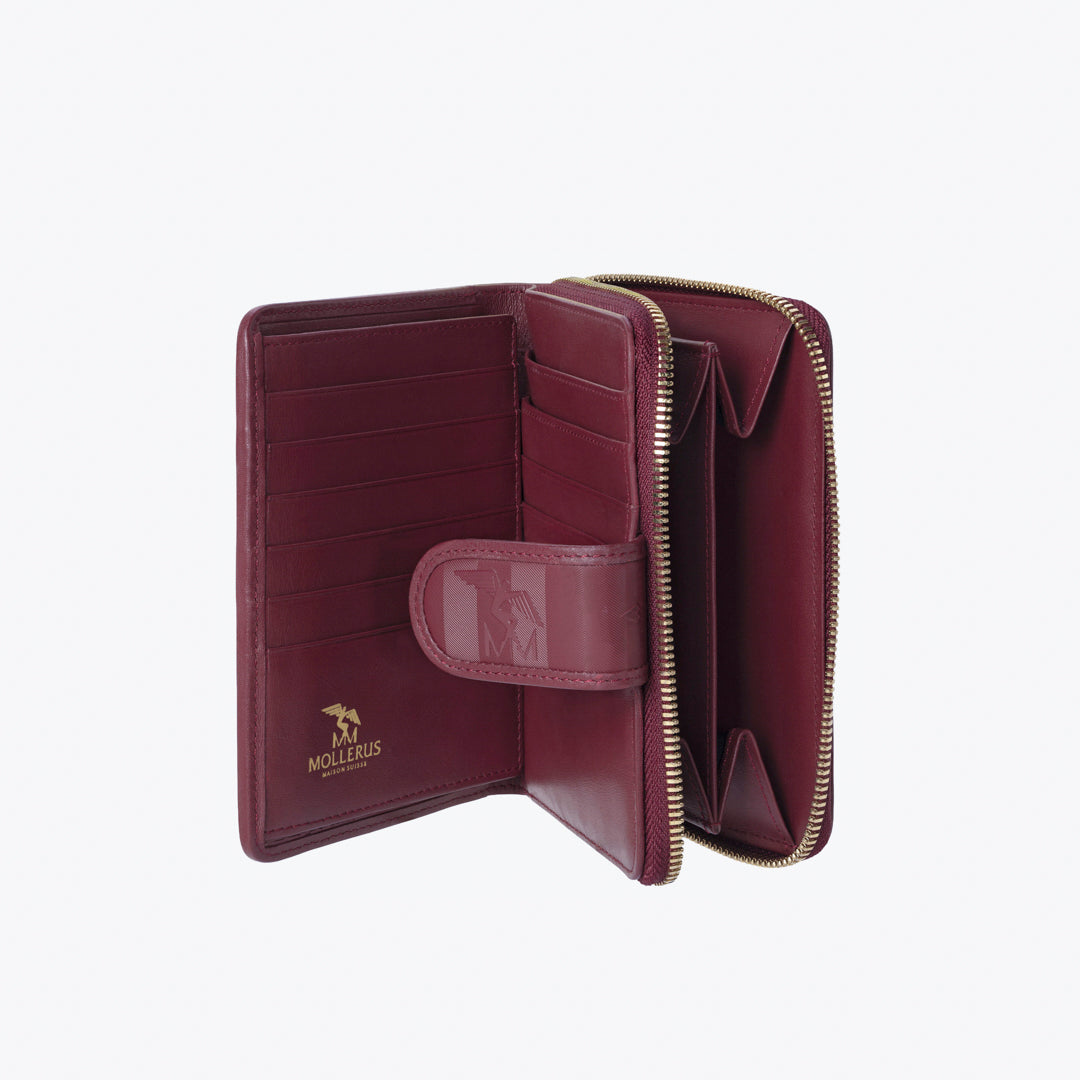 SAENTIS | Wallet antique red/gold