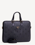 IGIS | Laptoptasche classic schwarz/gold seitlich