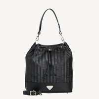 NIESEN | Borsa a secchiello classic nero/argento