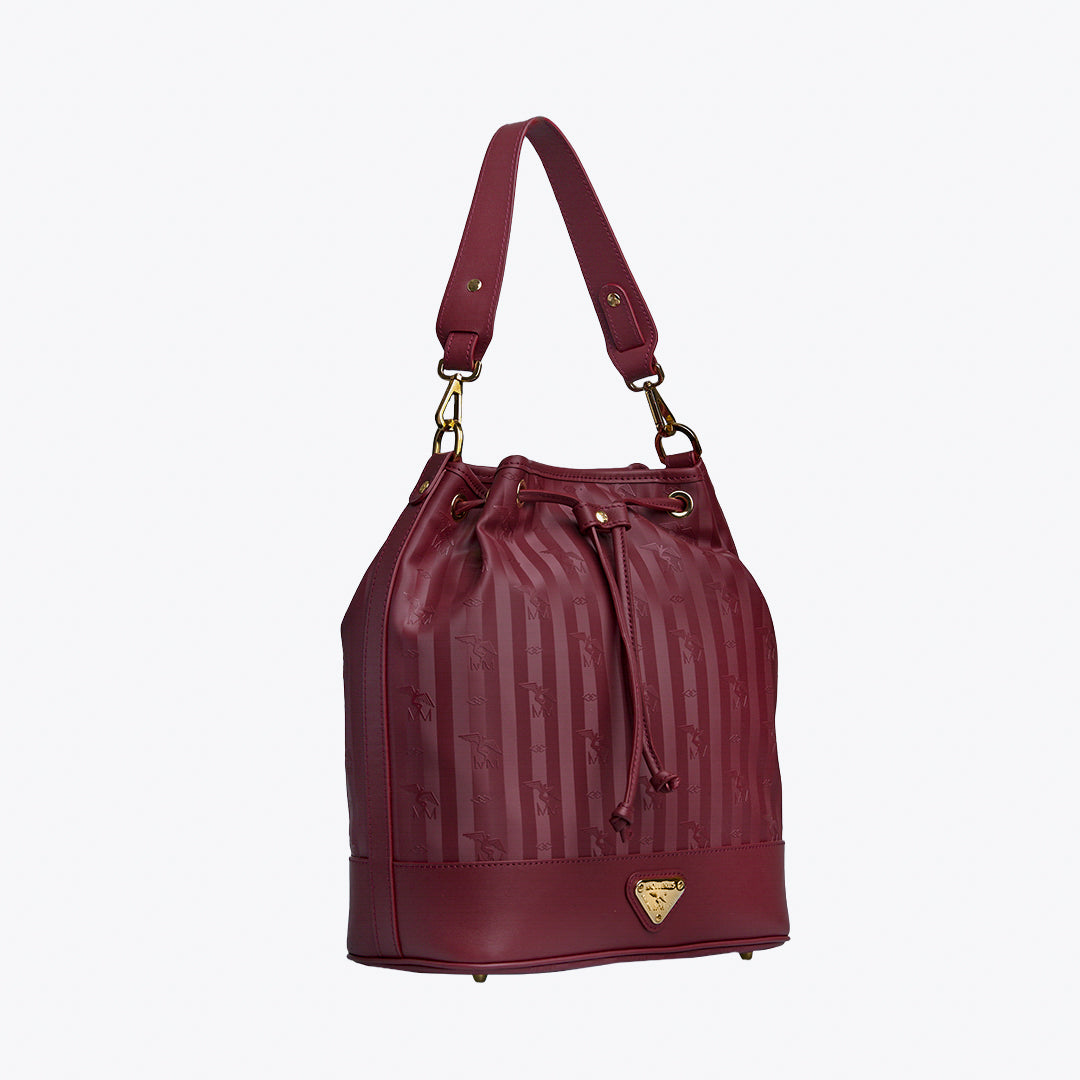 NIESEN | Bucket bag antique red/gold