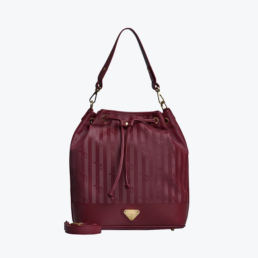NIESEN | Bucket bag antique red/gold