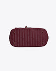NIESEN | Beuteltasche antik rot/gold - von unten