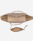 Zuerich | Shopper taupe/oro