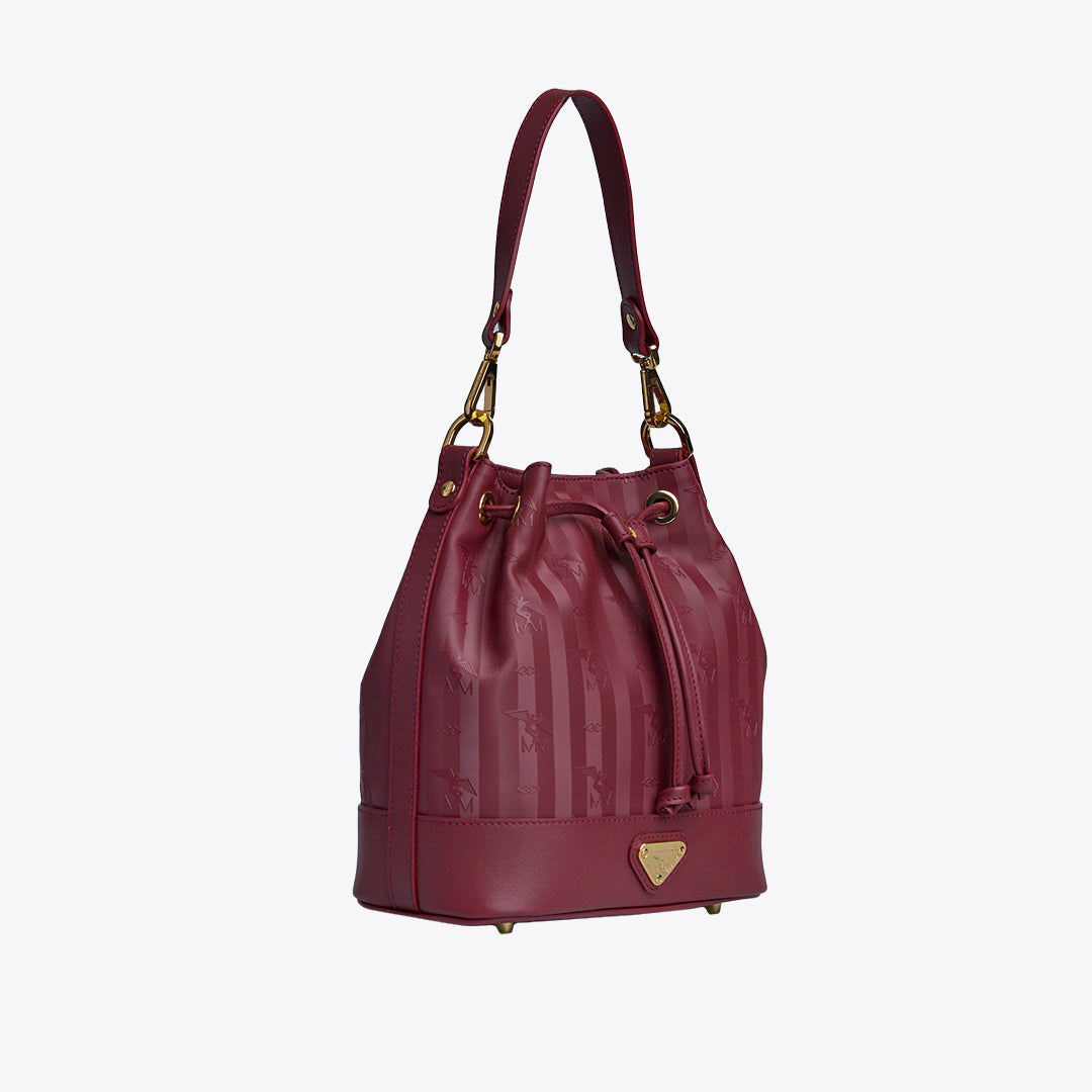 SION | Beuteltasche antik rot/gold