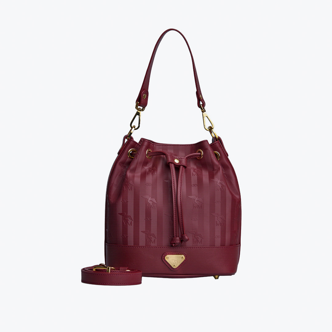 SION | Beuteltasche antik rot/gold