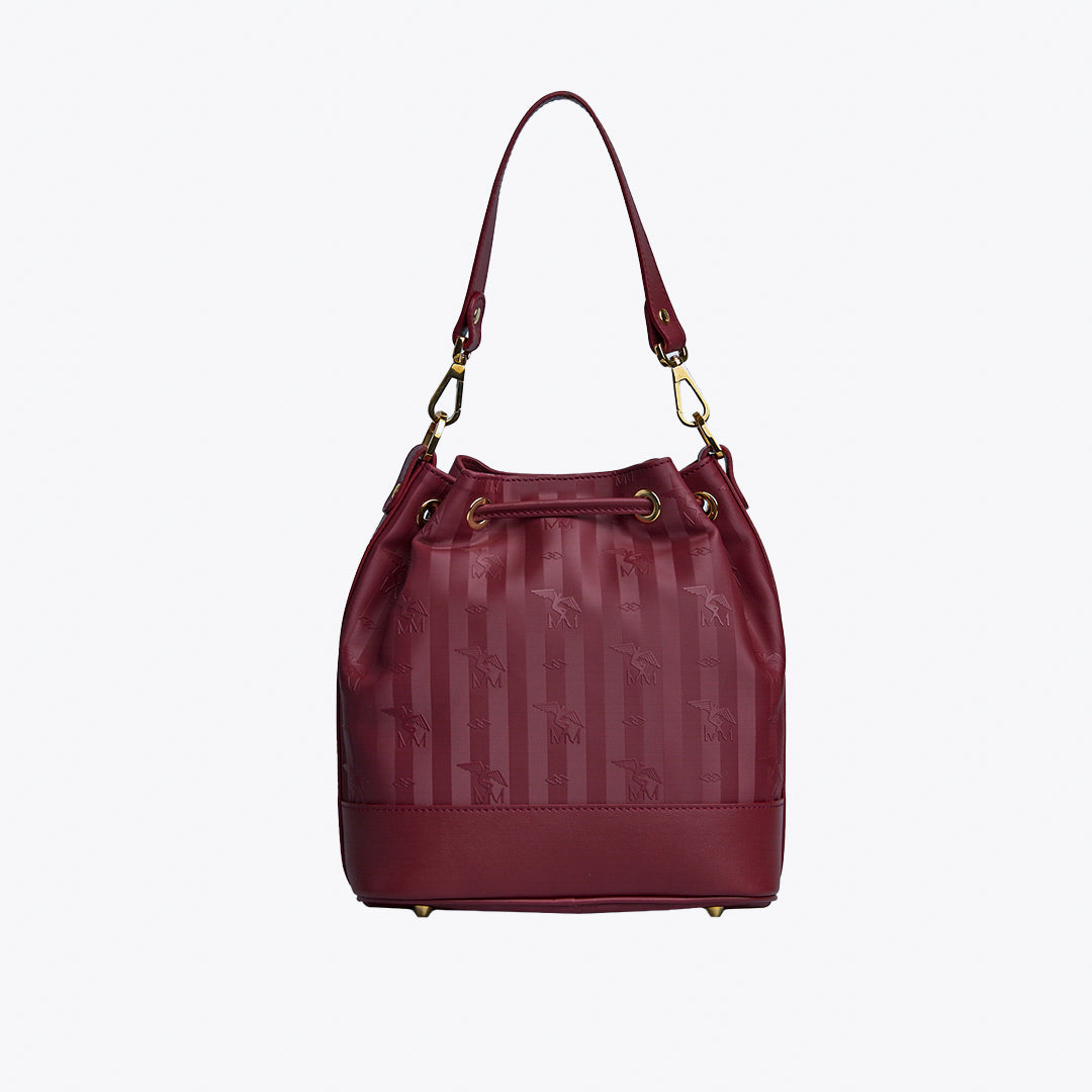 SION | Beuteltasche antik rot/gold