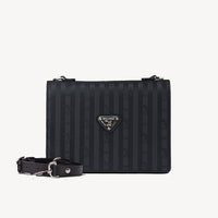 WIL | Borsa a tracolla classica nero/argento