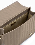 WIL | sac à bandoulière taupe gris/or