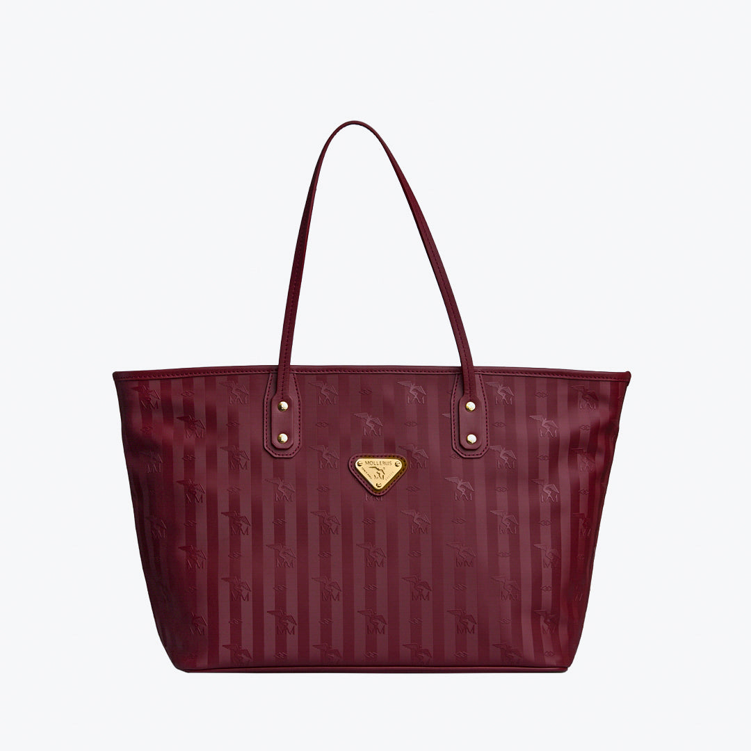 WINTERTHUR | Shopper with zipper antique red/gold