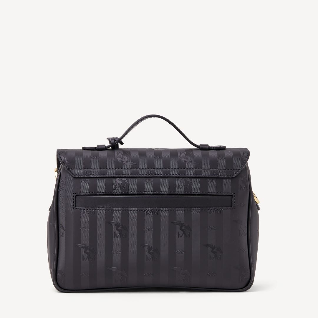 MARLY | Sac à bandoulière noir/or