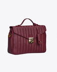 MARLY | Umhängetasche antik rot/gold - setilich