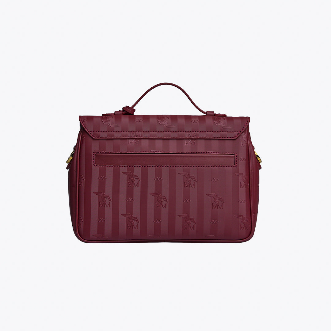 MARLY | Shoulder bag antique red/gold