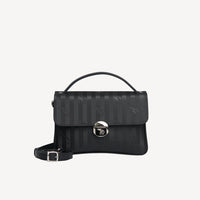 SIGNAU | Borsa a tracolla classic nero/argento
