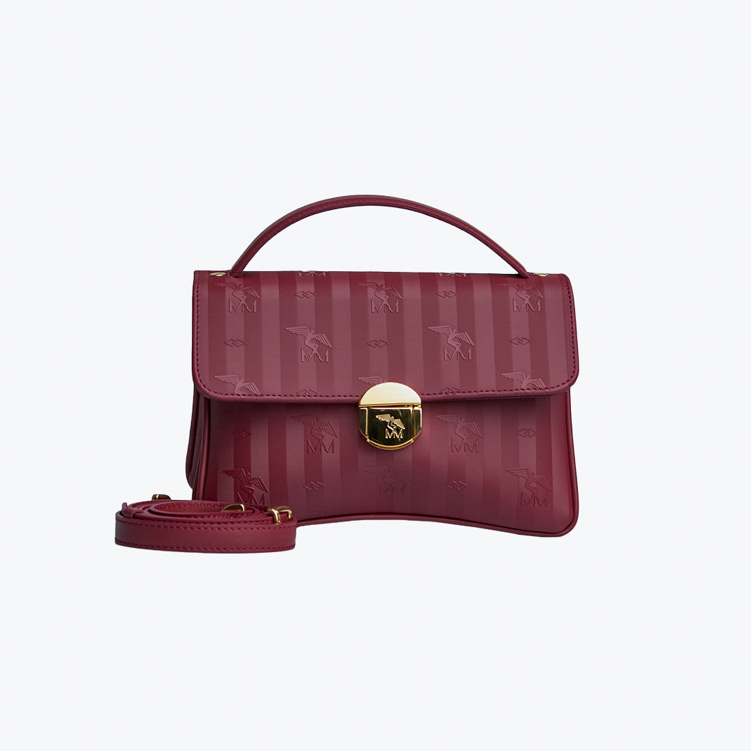 SIGNAU | Shoulder bag antique red/gold