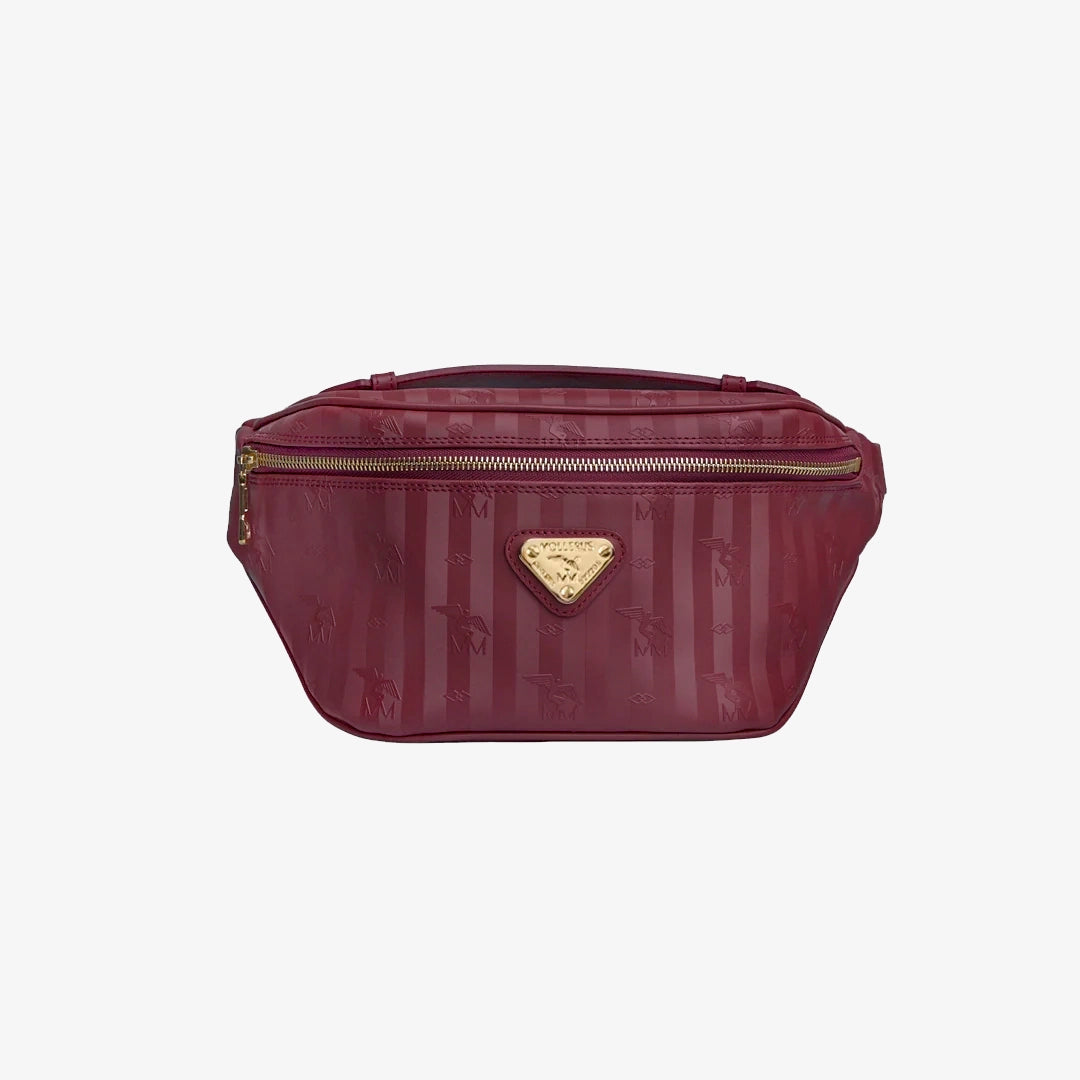 BRIENZ | Gürteltasche antik rot/gold - frontal
