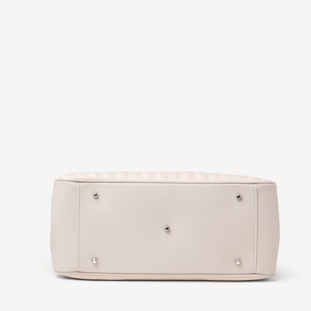 DONAT | sac à main pearl blanc/argenté