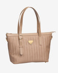 VALLON | Shopper cappuccino beige/gold - seiltich
