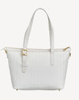 VALLON | Shopper snow weiss/gold - VON HINTEN