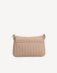 NOVILLE | Umhängetasche classic cappuccino/gold - von hinten