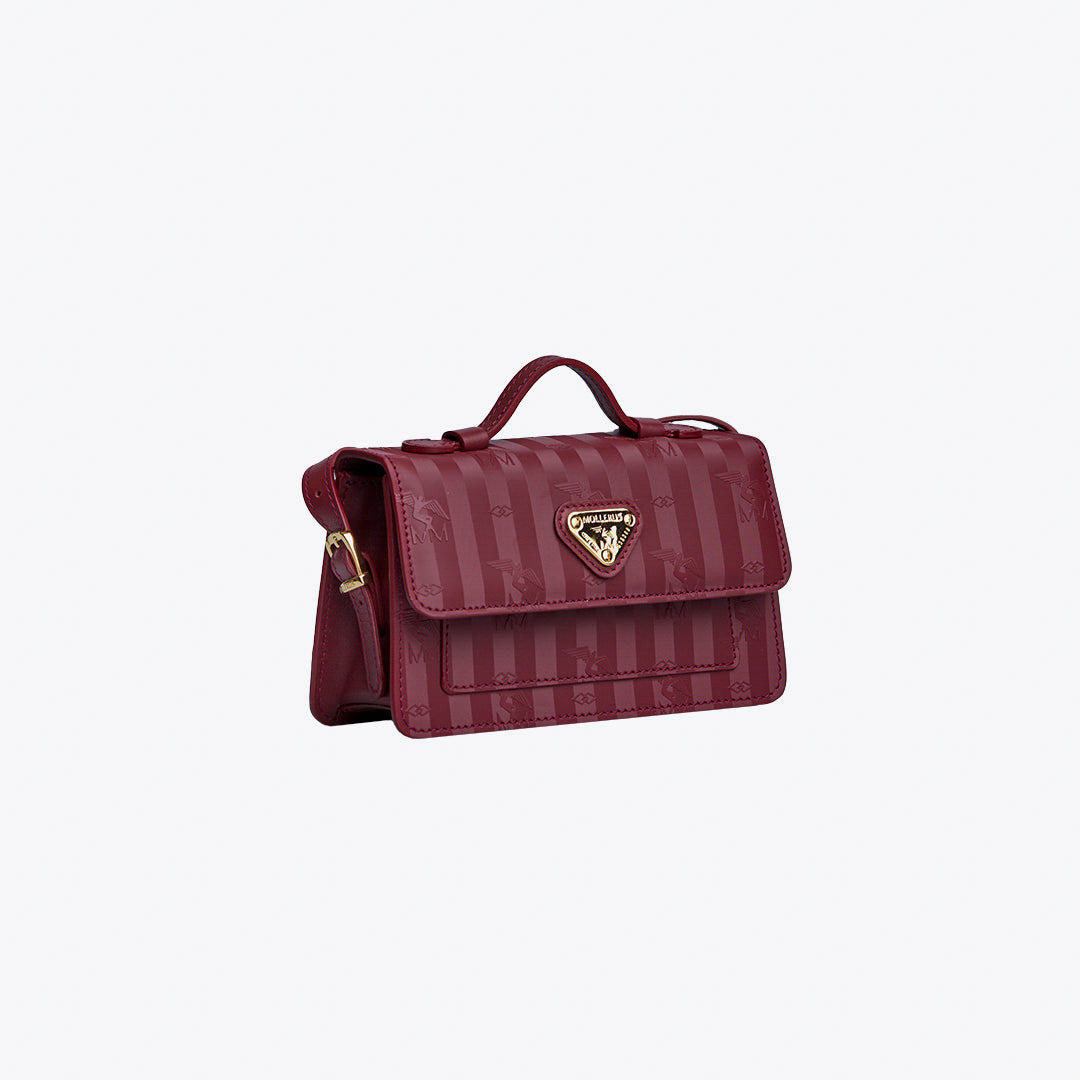 EGG | Shoulder bag antique red/gold