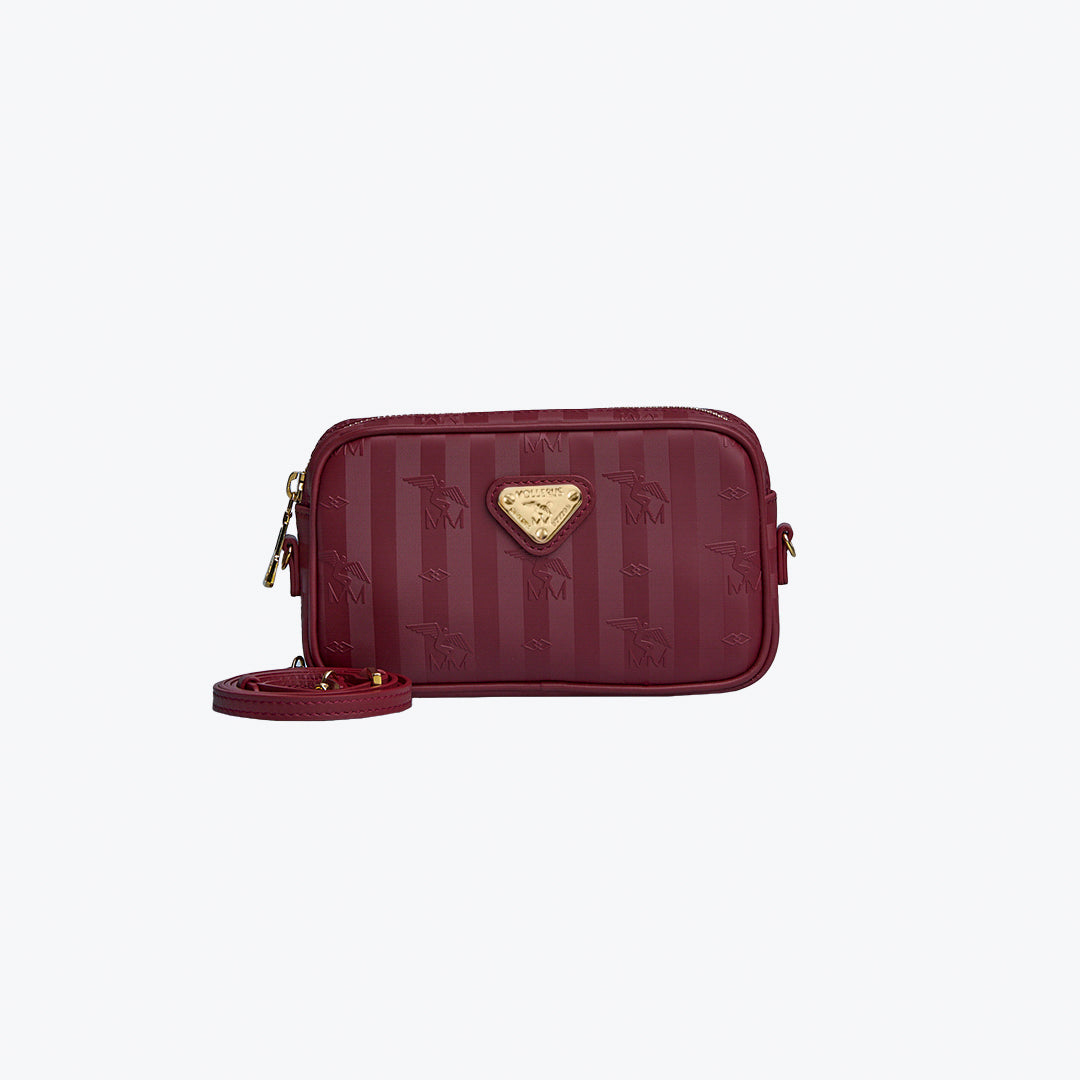 RIVAZ | Shoulder bag antique red/gold