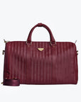MADRID | Reisetasche antik rot/gold - frontal