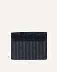 MELIDE | Umhängetasche Velour classic schwarz/gold VON HINTEN