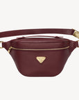 BRIENZ | Gürteltasche Kalbsleder antik rot/gold - frontal