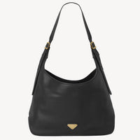 MENDRISIO | Umhängetasche Kalbsleder classic schwarz/gold
