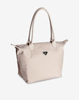 INTERLAKEN | Shopper Nylon pearl weiss/silber - von der Seite