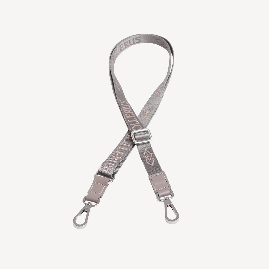 ARIEL | Bandoulière taupe/argent