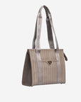 BERLIN | Sac bandoulière taupe gris/doré