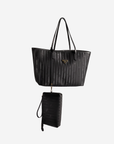 BERN | Shopper classic schwarz/gold - hängend