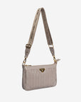FLUMS | Crossover taupe grey/gold