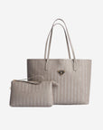 GENF | Shopper taupe gris/or