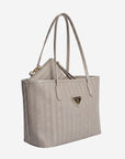GENF | Shopper taupe gris/or